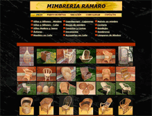 Tablet Screenshot of mimbreria-ramaro.com.ar